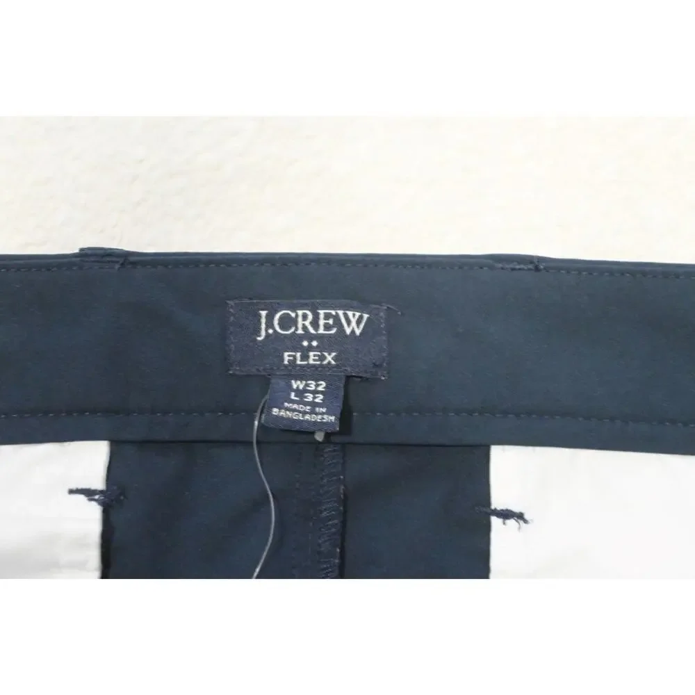 J Crew Flex‎ Slim Tapered Golf Pants Performance Blue Wicking Mens Sz 32 x 32